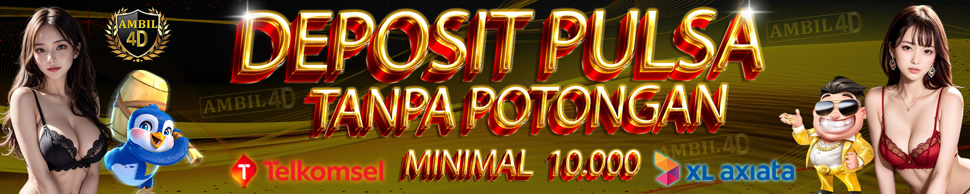 DEPOSIT PULSA TANPA POTONGAN